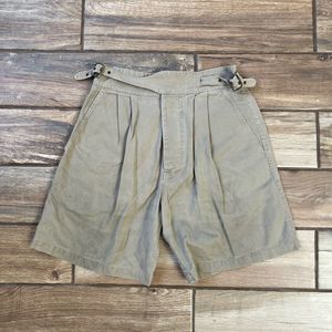 Vintage Banana Republic pleated synch shorts
